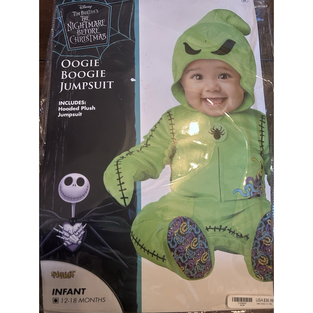 Spirit Nightmare Before Christmas Oogie Boogie Infant Costume 12-18 Months